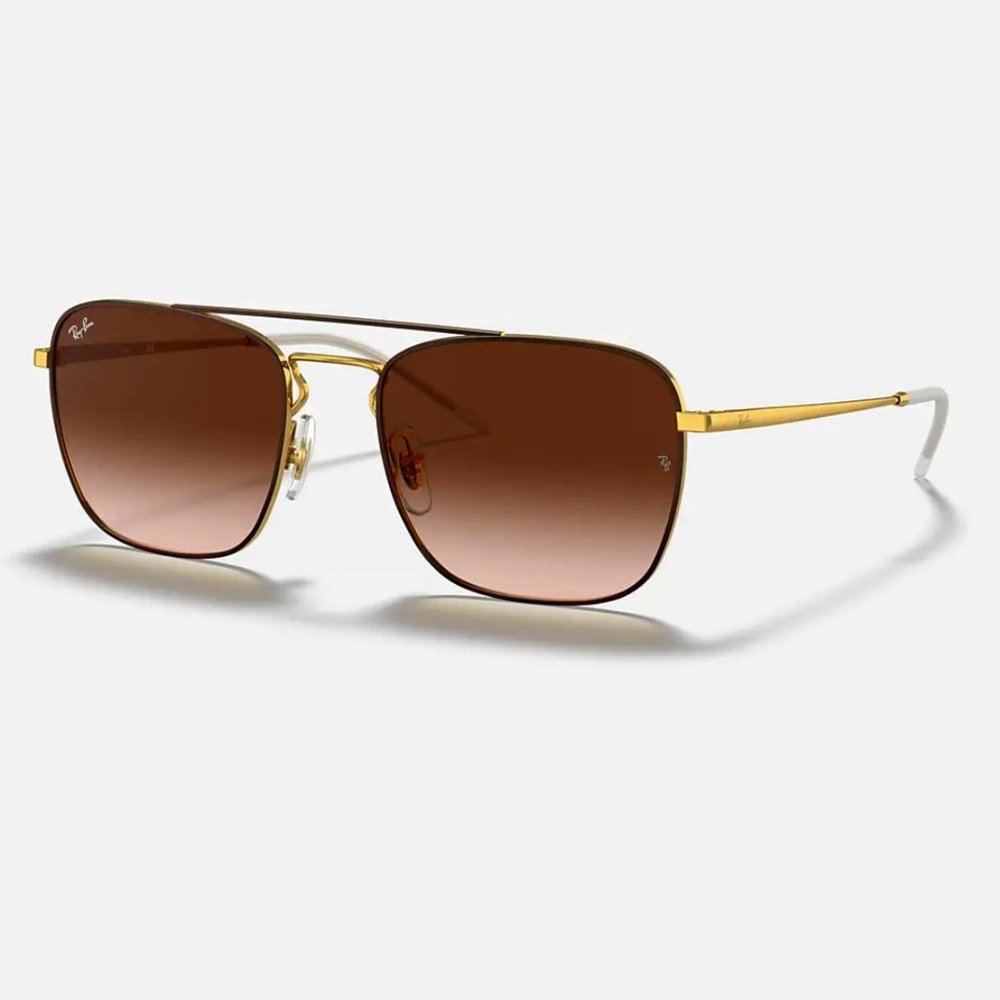 Men's Ray Ban RB3588 Gold & Polished Brown
